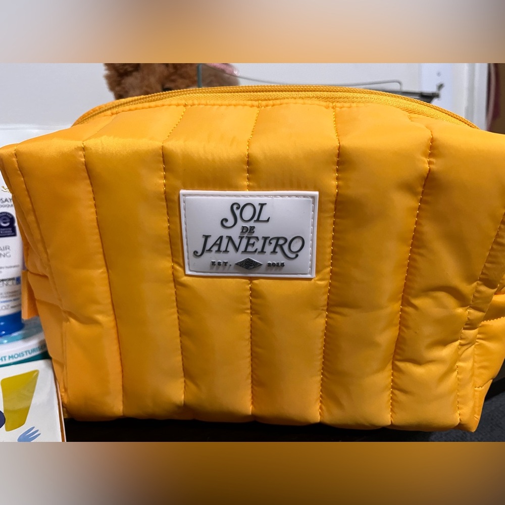 Sol de Janeiro makeup bag. Brand new, never used